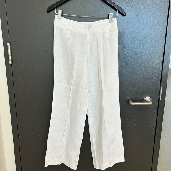 Alizia Amanti NWOT size 8 (see measurements!) Linen wide legged pants - Picture 6 of 12